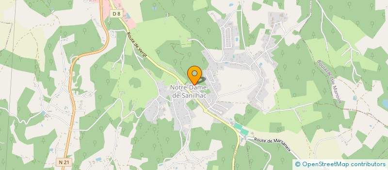 localisation de l'entreprise MONSIEUR LOUIS MAZAT  SANILHAC