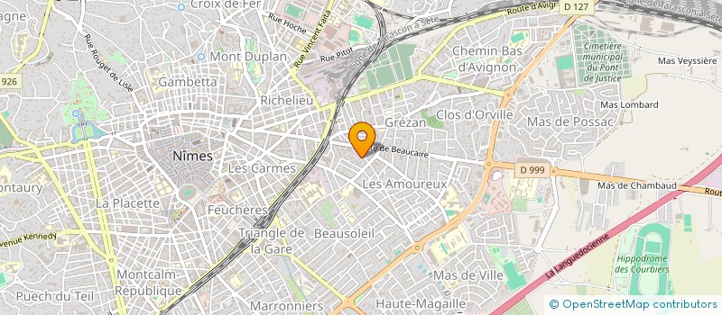 localisation de l'entreprise MONSIEUR LOUIS MEIFFRE  NIMES