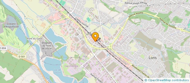 localisation de l'entreprise MONSIEUR LOUIS MENDES  LESCAR