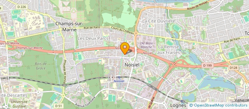 localisation de l'entreprise MONSIEUR LOUIS MENDY  NOISIEL