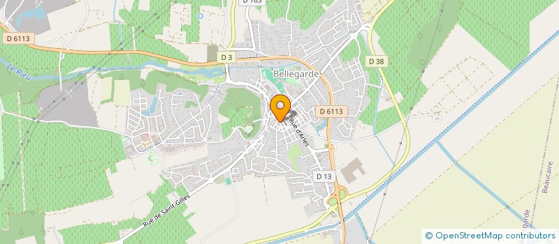 localisation de l'entreprise MONSIEUR LOUIS MENOURET à BELLEGARDE