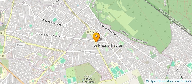localisation de l'entreprise MONSIEUR LOUIS MERLE à LE PLESSIS-TREVISE