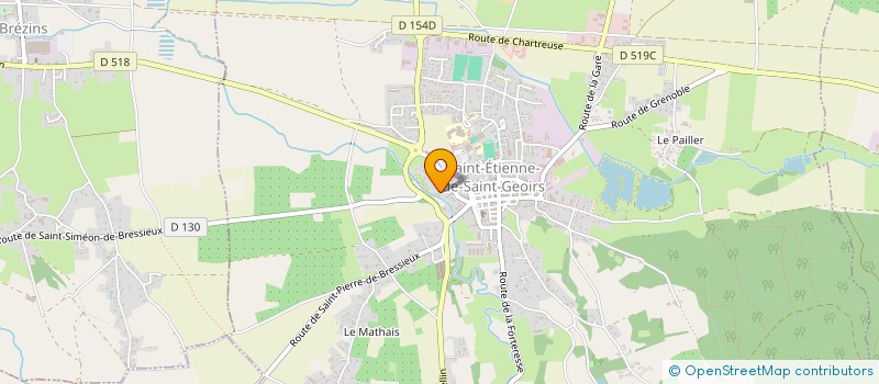 localisation de l'entreprise MONSIEUR LOUIS MESSINA  SAINT-ETIENNE-DE-SAINT-GEOIRS
