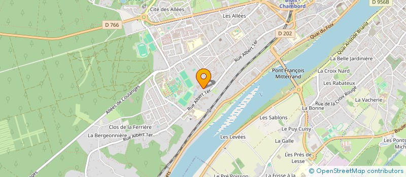 localisation de l'entreprise MONSIEUR LOUIS MEUNIER  BLOIS