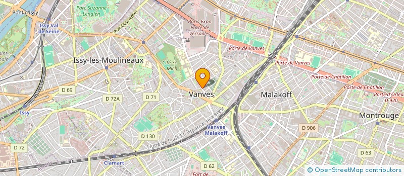 localisation de l'entreprise MONSIEUR LOUIS MEYER  VANVES