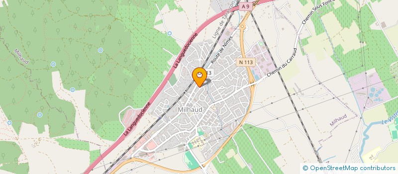 localisation de l'entreprise MONSIEUR LOUIS MICHAUX  MILHAUD