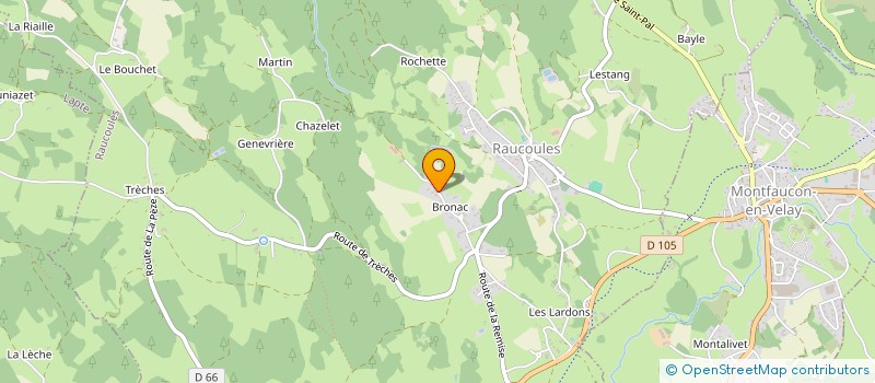 localisation de l'entreprise MONSIEUR LOUIS MICHEL à RAUCOULES