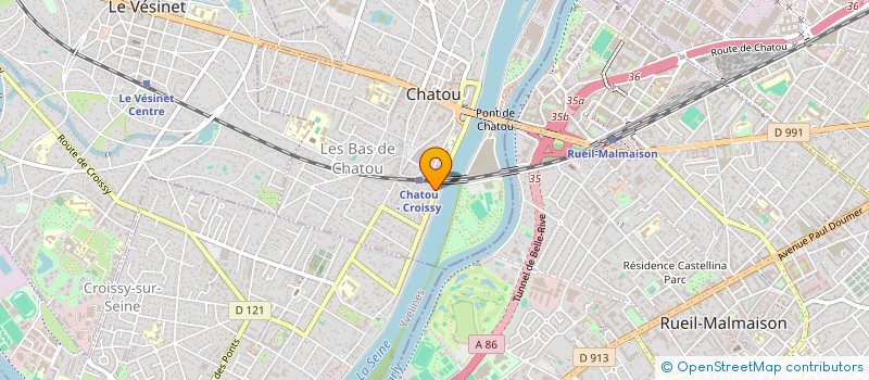 localisation de l'entreprise MONSIEUR LOUIS-MICHEL BARBOTIN  CHATOU