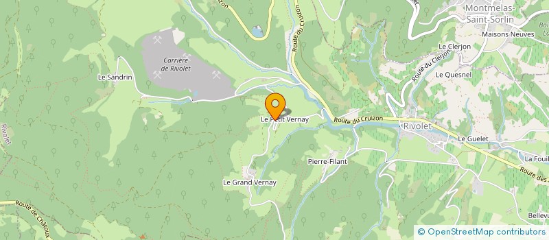 localisation de l'entreprise MONSIEUR LOUIS-MICHEL BENITO  RIVOLET