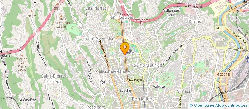 localisation de l'entreprise MONSIEUR LOUIS-MICHEL BLANC à NICE