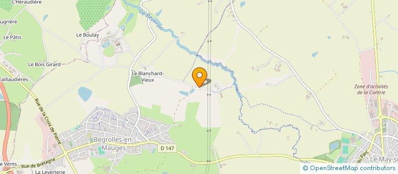 localisation de l'entreprise MONSIEUR LOUIS-MICHEL BOUMARD  BEGROLLES-EN-MAUGES