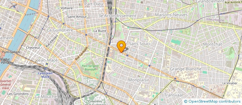 localisation de l'entreprise MONSIEUR LOUIS-MICHEL DIAZ  LYON