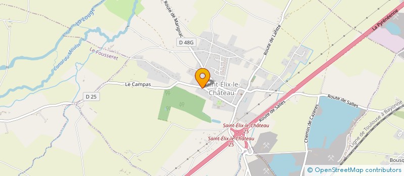 localisation de l'entreprise MONSIEUR LOUIS MIEGEMOLLE  MARIGNAC-LASCLARES