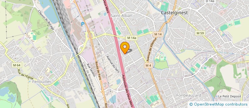 localisation de l'entreprise MONSIEUR LOUIS MILHAU  SAINT-ALBAN