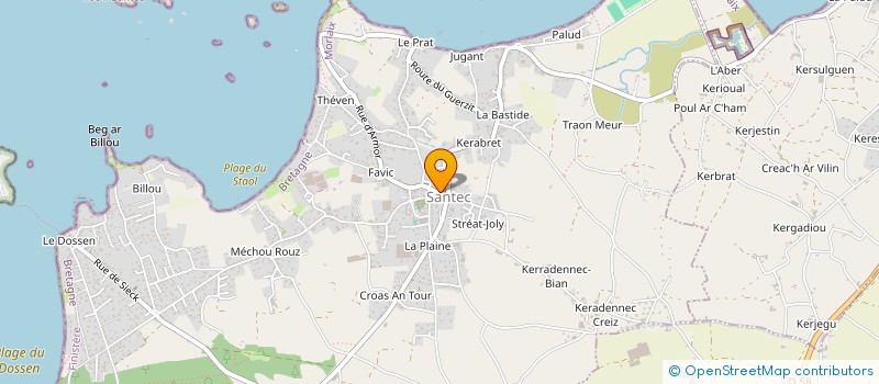 localisation de l'entreprise MONSIEUR LOUIS MILIN  SANTEC