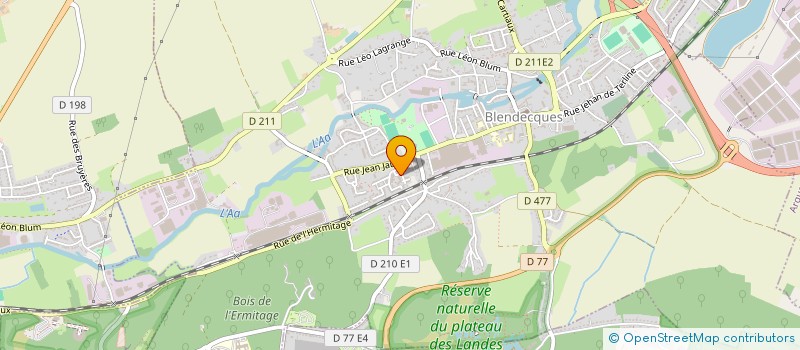 localisation de l'entreprise MONSIEUR LOUIS MILLAMON  BLENDECQUES