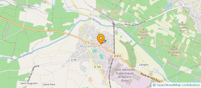 localisation de l'entreprise MONSIEUR LOUIS MILLAU  MAUREILHAN