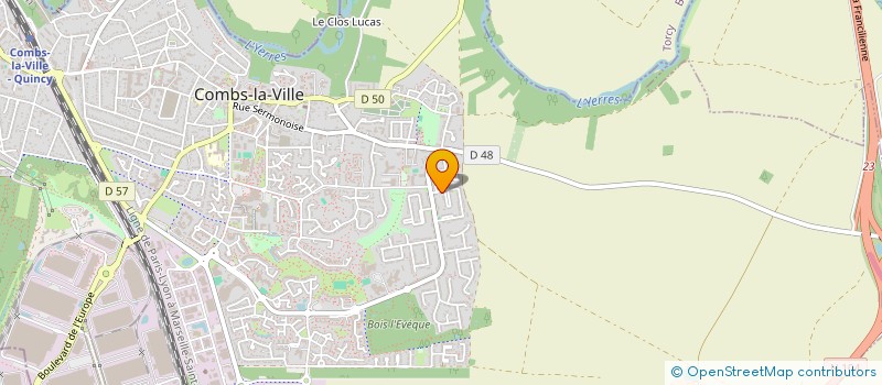 localisation de l'entreprise MONSIEUR LOUIS MINGUET  COMBS-LA-VILLE