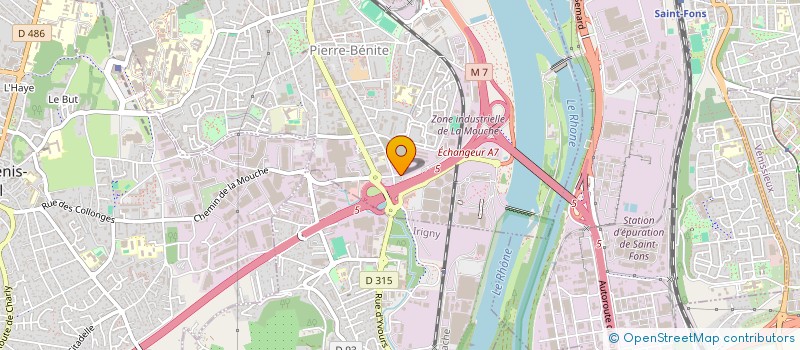 localisation de l'entreprise MONSIEUR LOUIS MINTZ  OULLINS-PIERRE-BENITE