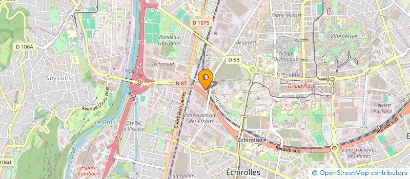 localisation de l'entreprise MONSIEUR LOUIS MODESTE  ECHIROLLES