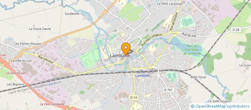localisation de l'entreprise MONSIEUR LOUIS MOISAN à LAMBALLE-ARMOR