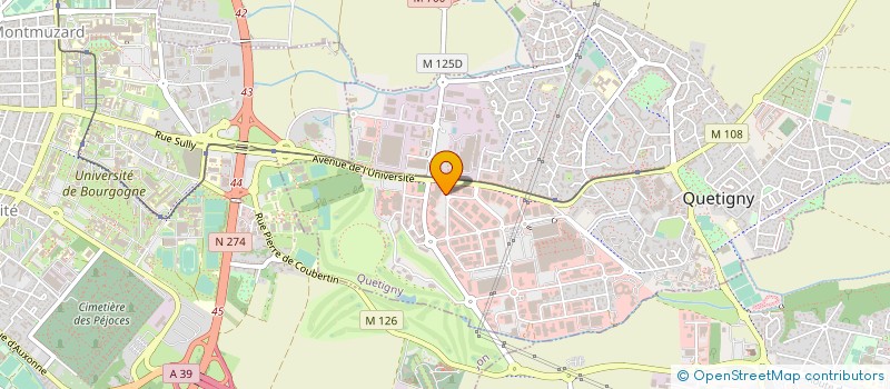 localisation de l'entreprise MONSIEUR LOUIS MOISSENET à QUETIGNY