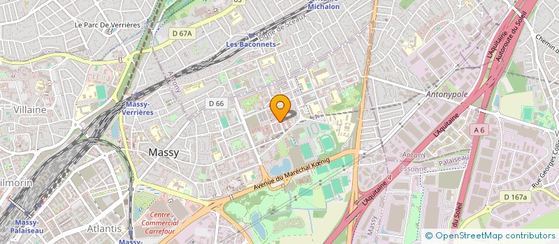 localisation de l'entreprise MONSIEUR LOUIS MOISSON  MASSY