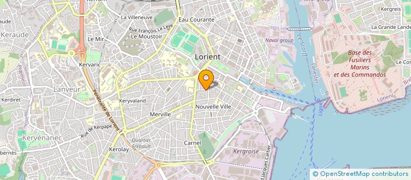 localisation de l'entreprise MONSIEUR LOUIS MOLLO à LORIENT