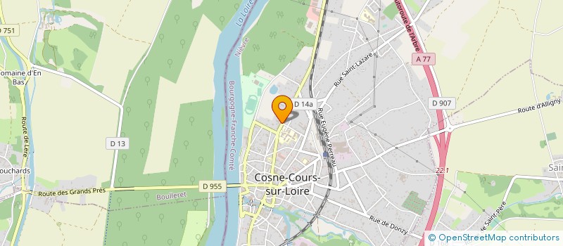 localisation de l'entreprise MONSIEUR LOUIS MONANGE à COSNE-COURS-SUR-LOIRE