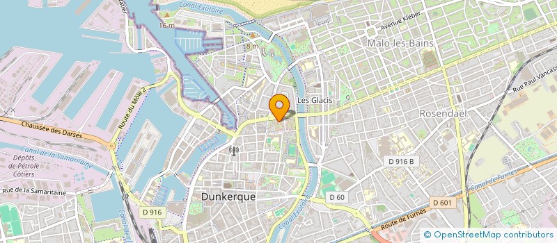 localisation de l'entreprise MONSIEUR LOUIS MONCEAUX  DUNKERQUE