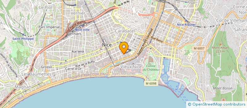 localisation de l'entreprise MONSIEUR LOUIS MONKA à NICE