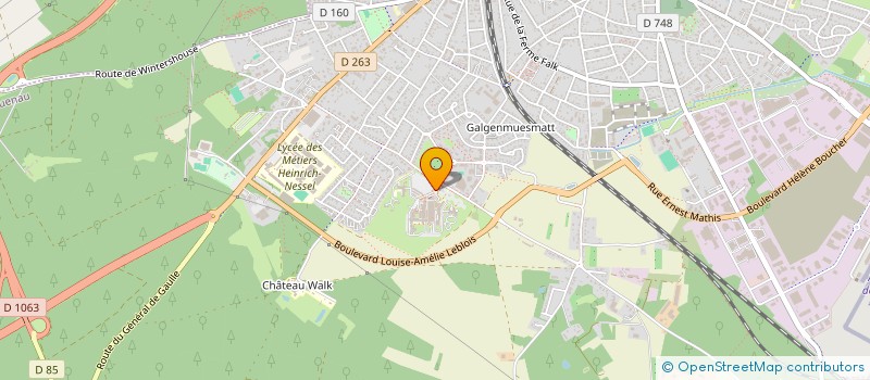 localisation de l'entreprise MONSIEUR LOUIS MONNERET  HAGUENAU