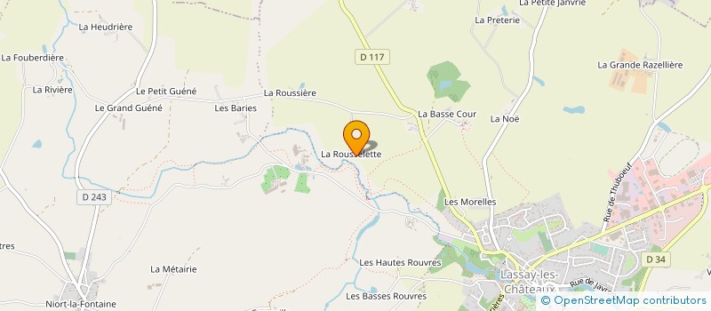 localisation de l'entreprise MONSIEUR LOUIS MONSALLIER à LASSAY-LES-CHATEAUX