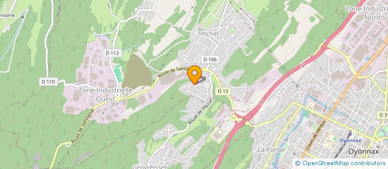 localisation de l'entreprise MONSIEUR LOUIS MONT à OYONNAX