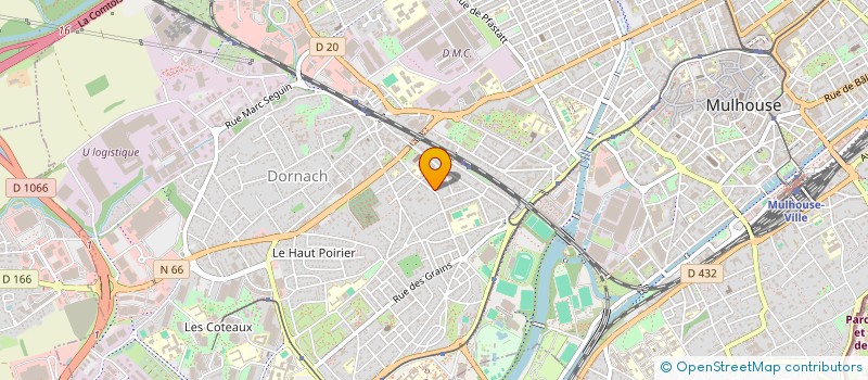 localisation de l'entreprise MONSIEUR LOUIS MONTANARO à MULHOUSE