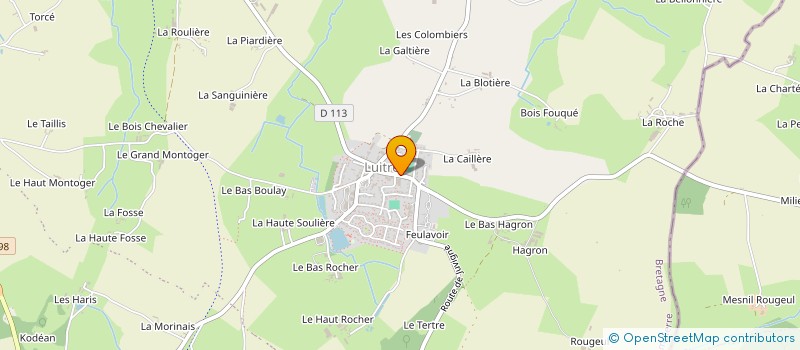 localisation de l'entreprise MONSIEUR LOUIS MONTEMBAULT à LA CHAPELLE FLEURIGNE