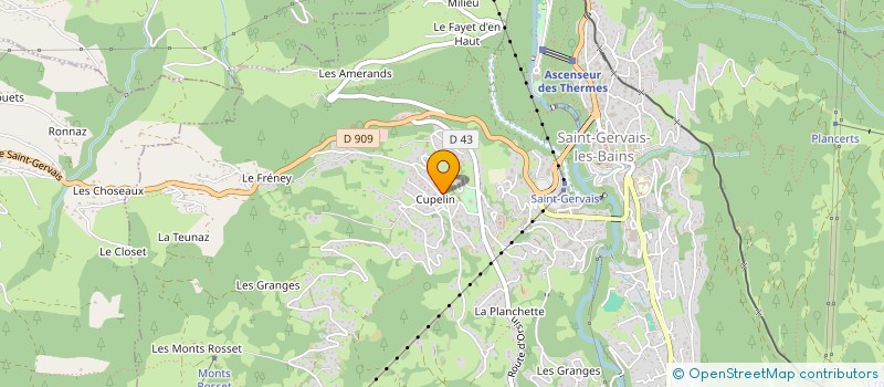 localisation de l'entreprise MONSIEUR LOUIS MONTESSUIT  SAINT-GERVAIS-LES-BAINS