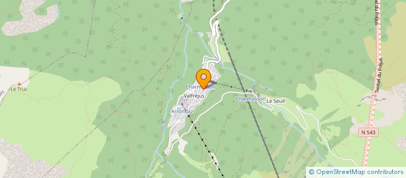 localisation de l'entreprise MONSIEUR LOUIS MOREL  MODANE