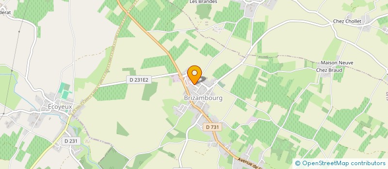 localisation de l'entreprise MONSIEUR LOUIS MORIN  BRIZAMBOURG