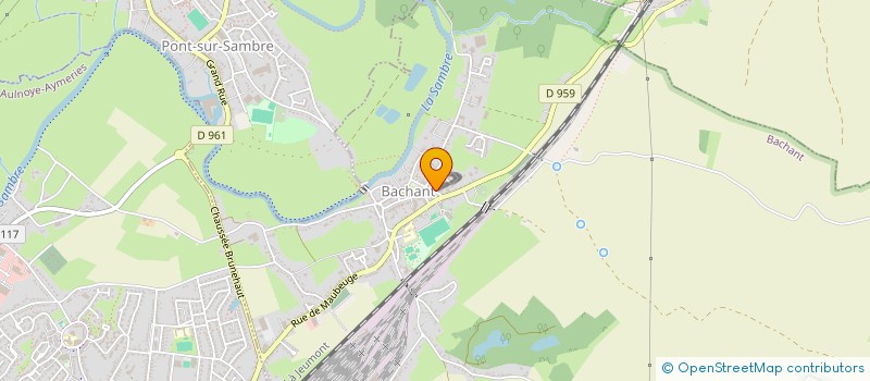 localisation de l'entreprise MONSIEUR LOUIS MORTELETTE  BACHANT