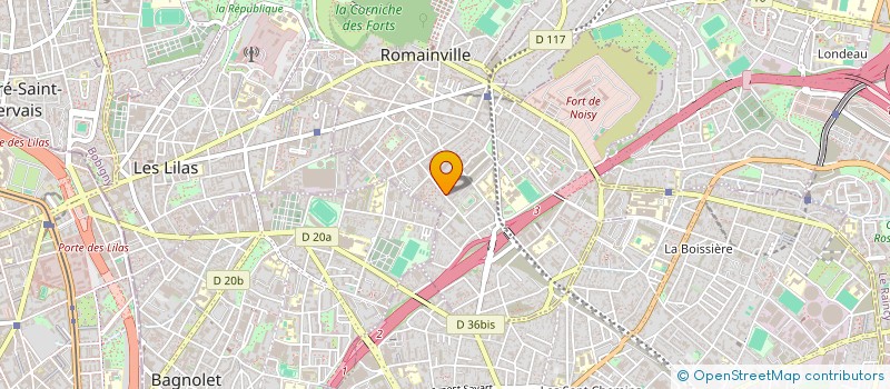 localisation de l'entreprise MONSIEUR LOUIS MOTIN à ROMAINVILLE
