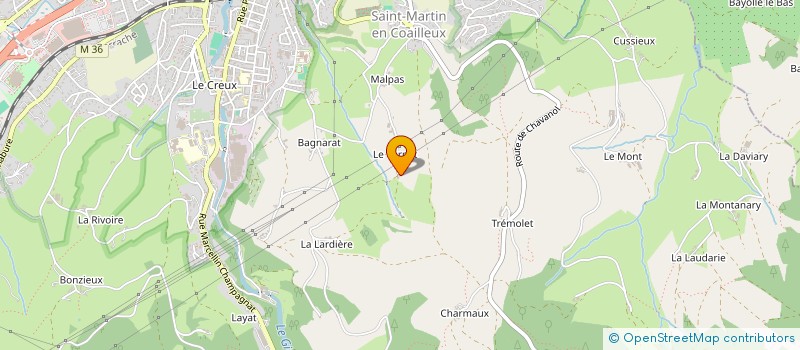 localisation de l'entreprise MONSIEUR LOUIS MOULIN  SAINT-CHAMOND