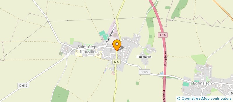 localisation de l'entreprise MONSIEUR LOUIS MOULIN  SAINT-CREPIN-IBOUVILLERS