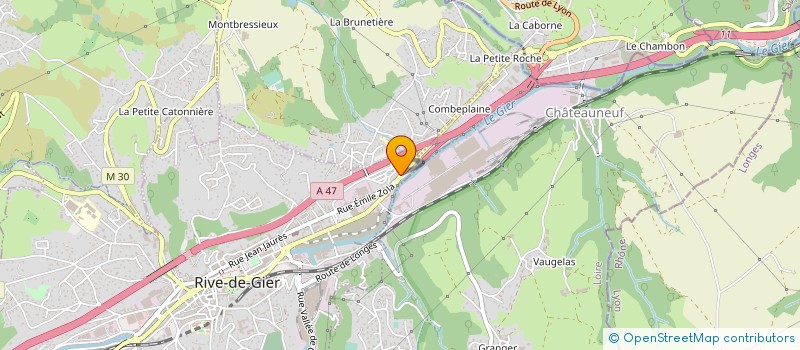localisation de l'entreprise MONSIEUR LOUIS MOUNIER à RIVE-DE-GIER