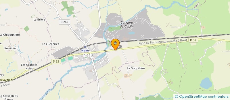 localisation de l'entreprise MONSIEUR LOUIS MOUSSU à LA CHAPELLE-RAINSOUIN