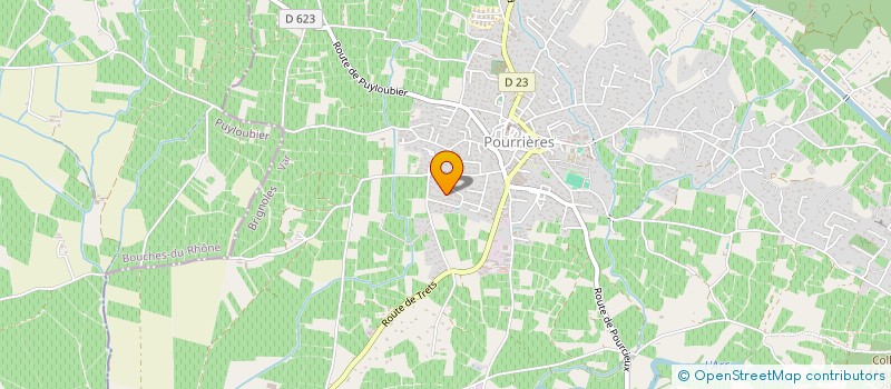 localisation de l'entreprise MONSIEUR LOUIS MOUTTE  POURRIERES