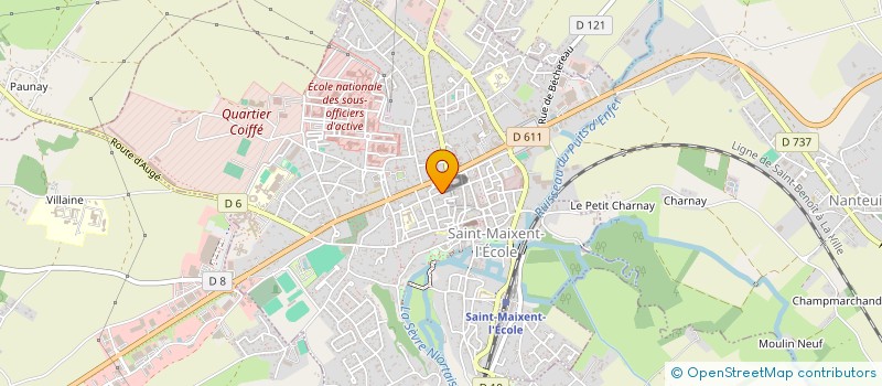 localisation de l'entreprise MONSIEUR LOUIS MUNIER  SAINT-MAIXENT-L'ECOLE