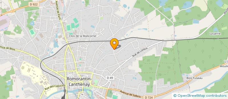 localisation de l'entreprise MONSIEUR LOUIS MUNTSH à ROMORANTIN-LANTHENAY