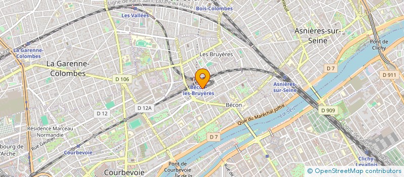 localisation de l'entreprise MONSIEUR LOUIS MURIE à COURBEVOIE