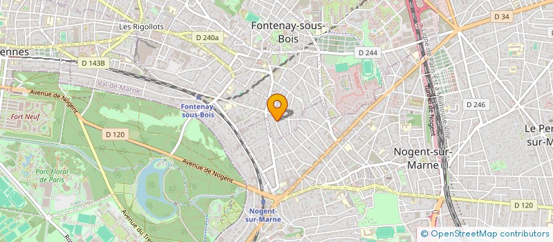 localisation de l'entreprise MONSIEUR LOUIS NAGOT à FONTENAY-SOUS-BOIS
